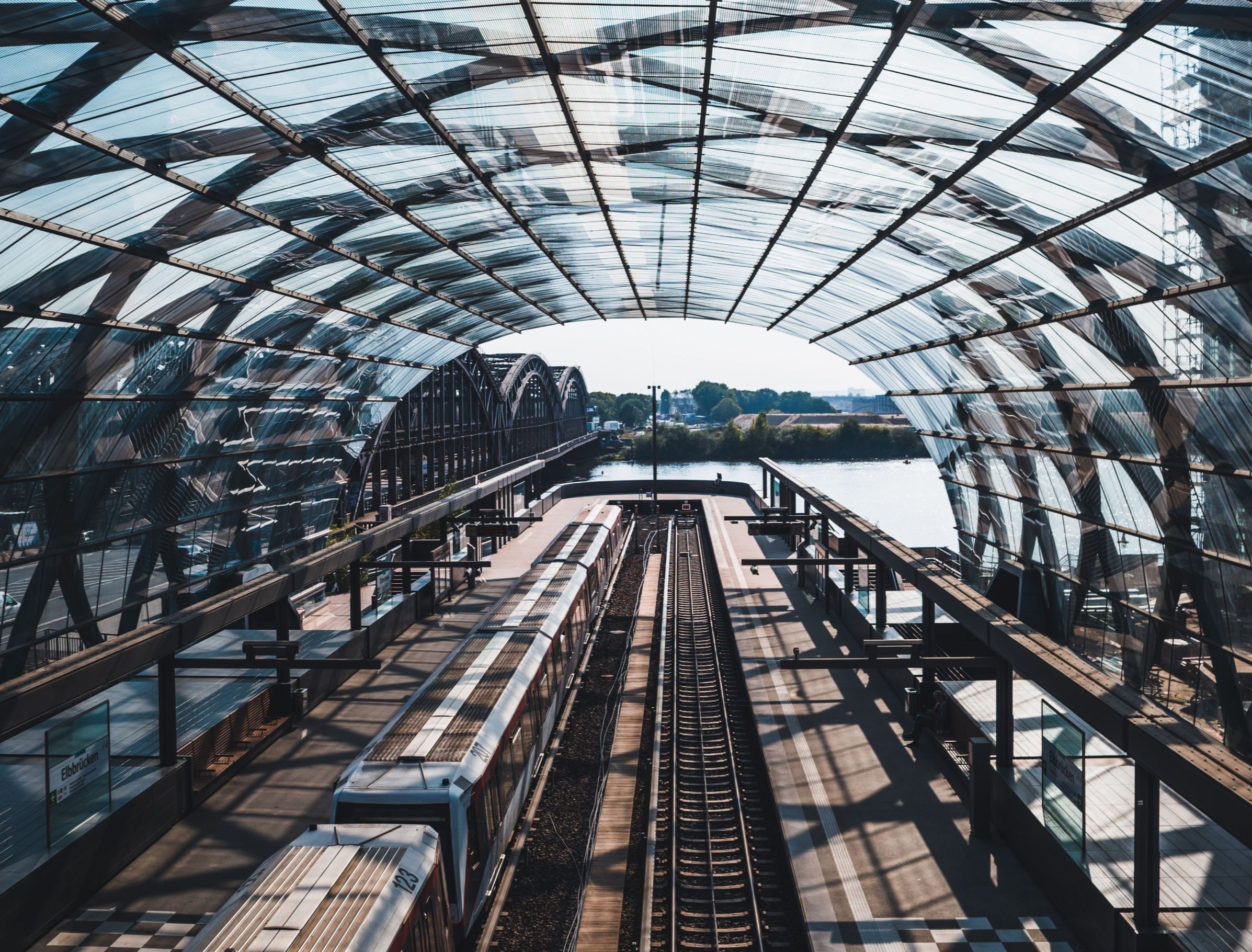 A picture of Hamburg train station